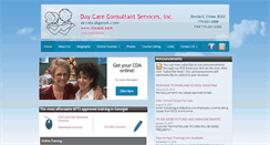 Desktop Screenshot of daycareconsultantsrvcs.com