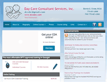 Tablet Screenshot of daycareconsultantsrvcs.com